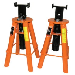 JET Strongarm 032228 - (873A) 10 Ton Jack Stands Low Profile Set - Heavy Duty