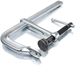 Bessey 1800-S18 - Clamp, Welding, F-style With Grip, Heavy Duty Morpad, 18 In. X 4.75 In., 1980 Lb