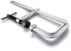 Bessey 2400J-12 - Clamp, Welding, F-style With Grip, Heavy Duty Morpad, 12 In. X 5.5 In., 2660 Lb