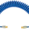 Jet 408123 - (APUB-1425) 1/4" X 25' Recoil Air Hose With Swivel Male Fittings And Protective Spring