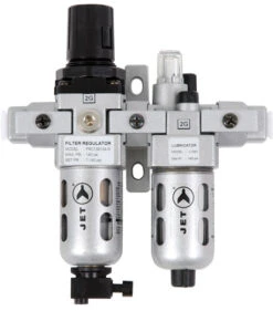 Jet 408801 - (AFRLCM14) 2 PC Air Filter, Regulator And Lubricator 1/4" NPT - Miniature