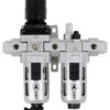 Jet 408802 - (AFRLCI38) 2 PC Air Filter, Regulator And Lubricator 3/8" NPT - Intermediate -Deals Federated Tool Store 408802 hr 05808.1560388858.520.520