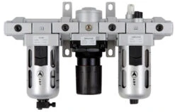 Jet 408856 - (AFRLMS12) 3 PC Air Filter, Regulator And Lubricator 1/2" NPT - Standard