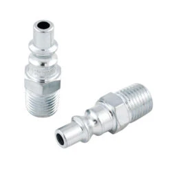 Jet 420601 - (APM1414) A Plug Male - 1/4" Body X 1/4" NPT (2/card)