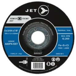 Jet 500327 - 5 X 3/64 X 7/8 A60PX-SST POWER-XTREME SST T27 Cut-Off Wheel