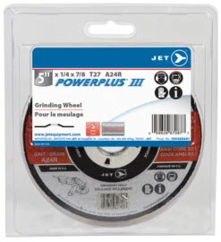Jet 500428 - 5 X 1/4 X 7/8 A24R POWERPLUS T27 Grinding Wheel -Deals Federated Tool Store 500428A01 hr 51732.1560434933.520.520