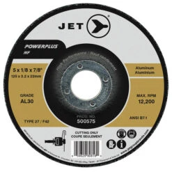 Jet 500575 - 5 X 1/8 X 7/8 AL30 POWERPLUS NF T27 Cutting Wheel
