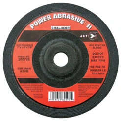 Jet 500726 - 7 X 1/4 X 7/8 A24R POWER ABRASIVE T27 Grinding Wheel