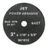 Jet 501022 - 4 X 1/16 X 5/8 A46T POWER ABRASIVE T1 Cut-Off Wheel -Deals Federated Tool Store 501012 hr 89351.1560424458.520.520