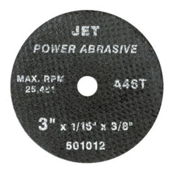 Jet 501004 - 2 X 1/8 X 3/8 A46T POWER ABRASIVE T1 Cut-Off Wheel