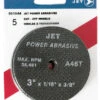 Jet 501044 - 3 X 1/16 X 3/8 A60T POWER ABRASIVE T1 Cut-Off Wheel (5/Pack) -Deals Federated Tool Store 501044 hr 11964.1560449470.520.520