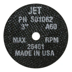 Jet 501062 - 3 X 1/16 X 3/8 A60 POWERPLUS T1 Cut-Off Wheel
