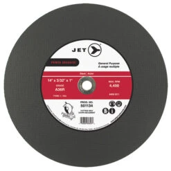 Jet 501134 - 14 X 3/32 X 1 A36 POWER ABRASIVE T1 Cut-Off Wheel