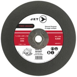 Jet 501217 - 10 X 3/32 X 5/8 A30 POWER ABRASIVE T1 Cut-Off Wheel