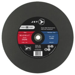 Jet 501346 - 20 X 3/16 X 1 ZA24S POWER-XTREME T1 Cut-Off Wheel