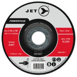 Jet 501636 - 7 X 1/16 X 7/8 A46T POWERPLUS T27 Cut-Off Wheels