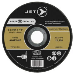 Jet 501708 - 5 X 3/64 X 7/8 A60PX-NF POWER-XTREME T1 Cut-Off Wheel