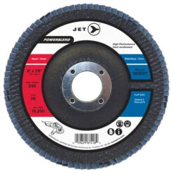 Jet 503231 - 6 X 7/8" Z40 POWERBLEND T29 Zirconia Flap Discs