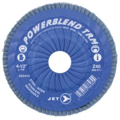 Jet 503429 - 5 X 7/8 Z120 POWERBLEND TRM T29 Trimmable Zirconia Flap Disc