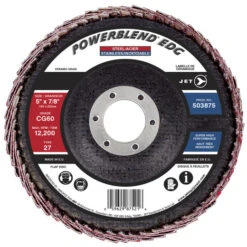 Jet 503875 - 5 X 7/8 CG60 POWERBLEND EDG Curved Edge Flap Disc