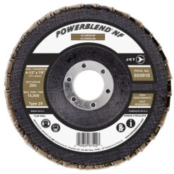 Jet 503915 - 4-1/2 X 7/8 Z60 POWERBLEND NF Flap Disc