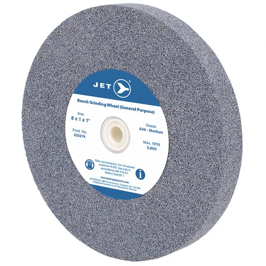 Jet 522274 - (A810M) 8 X 1 X 1 A46 Bench Grinding Wheel 3 Jet 522274 - (A810M) 8 X 1 X 1 A46 Bench Grinding Wheel