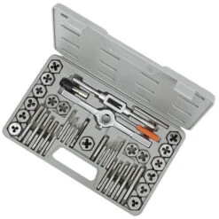 Jet 530107 - (TD40HM) 40 PC Metric H.S.S. Tap And Alloy Die Set