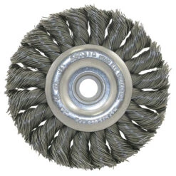 Jet 550310 - (3K114) 3-1/4 X (3/8-1/2) Knot Twisted Wire Wheel - Unthreaded