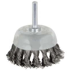 Jet 550802 - (8046) 2-3/8 X 1/4" Shaft Mounted Knot Twisted Cup Brush
