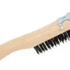 Jet 551109 - (4SHWSC) 4 Row, Shoe Handle, Carbon Steel With Scraper Hand Wire Scratch Brush