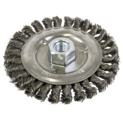 Jet 553322 - (5K123-T) 5 X 1/2 X 5/8-11NC Standard Face Knot Wire Wheel Threaded