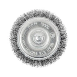 Jet 553722 - (EC175-12) 2-1/2 X 1/4" Shaft Mounted Crimped Cup Brush