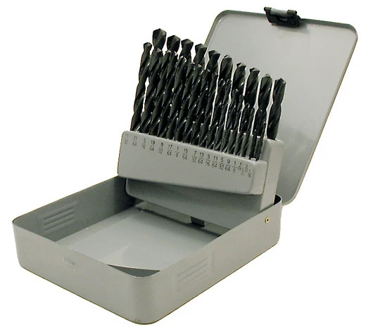 Jet 570108 - (29CD) 29 PC JET-KUT Black Oxide Drill Bit Set - General Purpose (For Steel/Wood) 3 Jet 570108 - (29CD) 29 PC JET-KUT Black Oxide Drill Bit Set - General Purpose (For Steel/Wood)