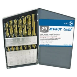 Jet 570142 - (GF29) 29 PC JET-KUT GOLD Drill Bit Set - Super Premium