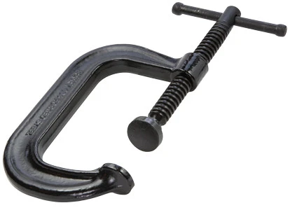 Bessey CDF412CHV - Clamp, C-style, Drop Forged, Copper Spindle, Hi Vis Frame, 12 In. X 5 3/4 In., 9300 Lb 4 Bessey CDF412CHV - Clamp, C-style, Drop Forged, Copper Spindle, Hi Vis Frame, 12 In. X 5 3/4 In., 9300 Lb - Image 2