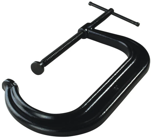 Bessey CDF412CHV - Clamp, C-style, Drop Forged, Copper Spindle, Hi Vis Frame, 12 In. X 5 3/4 In., 9300 Lb 8 Bessey CDF412CHV - Clamp, C-style, Drop Forged, Copper Spindle, Hi Vis Frame, 12 In. X 5 3/4 In., 9300 Lb - Image 6