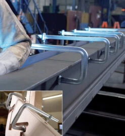 Bessey J18-8 - Clamp, Welding, F-style, Crimped On Swivel Pad, 10 In. X 4.75 In., 880 Lb -Deals Federated Tool Store J18 8 900x975at300 App 29691.1580957287.520.520