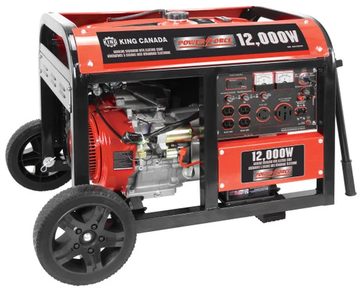 King Canada KCG-12000GE - 12000W Gasoline Generator With Electric Start & Wheel Kit 3 King Canada KCG-12000GE - 12000W Gasoline Generator With Electric Start & Wheel Kit