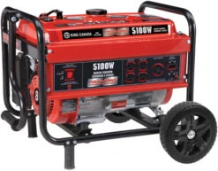 King Canada KCG-5100G - 5100W Gasoline Generator With Wheel Kit
