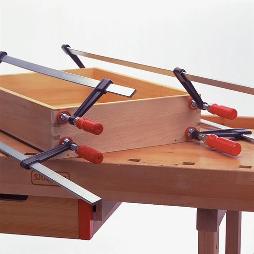 Bessey LM2.008 - Clamp, Woodworking, F-style, Zinc Jaws, Swivel Pads, 2 In. X 8 In., 330 Lb 8 Bessey LM2.008 - Clamp, Woodworking, F-style, Zinc Jaws, Swivel Pads, 2 In. X 8 In., 330 Lb - Image 6