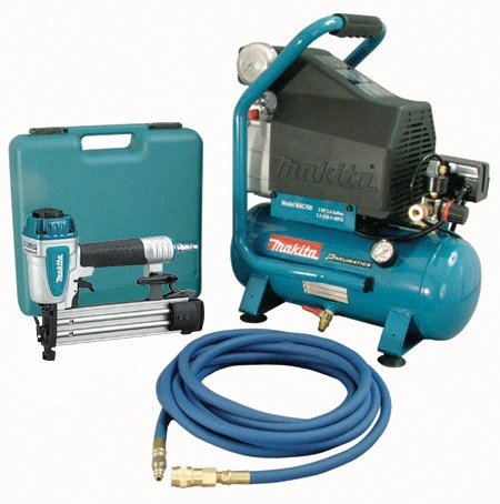 Makita MAC700-KIT3 - 2 Hp Air Compressor And Brad Nailer Kit 3 Makita MAC700-KIT3 - 2 Hp Air Compressor And Brad Nailer Kit
