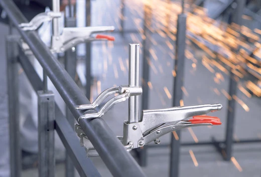 Bessey SG24-PC - Clamp, SuperGrip Pipe Clamp, 4 1/2 In. X 2 3/4 In., 310 Lb 4 Bessey SG24-PC - Clamp, SuperGrip Pipe Clamp, 4 1/2 In. X 2 3/4 In., 310 Lb - Image 2