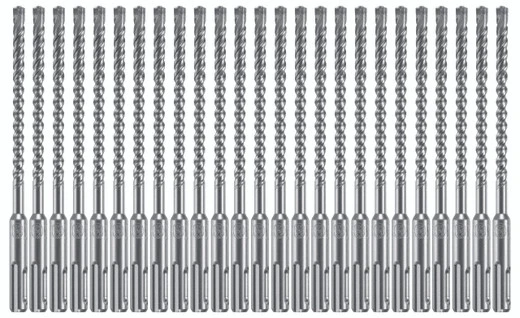 Bosch HCFC2041B25 - SDS-plus® Bulldog Xtreme Carbide Rotary Hammer Drill Bit 1/4" X 4" X 6" Package/25 4 Bosch HCFC2041B25 - SDS-plus® Bulldog Xtreme Carbide Rotary Hammer Drill Bit 1/4" X 4" X 6" Package/25 - Image 2