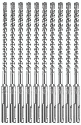 Bosch HCFC2041B10 - SDS-plus® Bulldog Xtreme Carbide Rotary Hammer Drill Bit 1/4" X 4" X 6" Package/10 4 Bosch HCFC2041B10 - SDS-plus® Bulldog Xtreme Carbide Rotary Hammer Drill Bit 1/4" X 4" X 6" Package/10 - Image 2